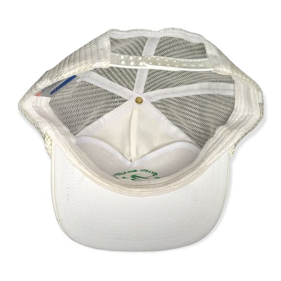 Vintage Ozark Airlines White Snap Back Trucker Hat - Picture 8 of 8